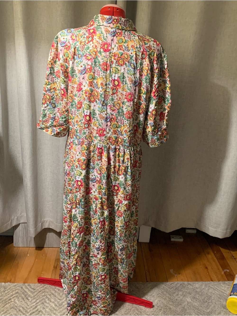 NATURAL LIFE Pink Multi Floral Tiered Maxi Dress - Picture 8 of 15